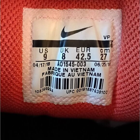 NIKE AIR TERRA HUMARA '18 ACG OLIVE GREY GREEN ORANGE BLACK WHITE AO1545-003 MEN - Picture 5 of 6